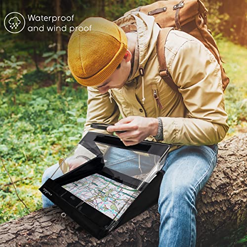 Portablocco impermeabile A4 in PVC con una