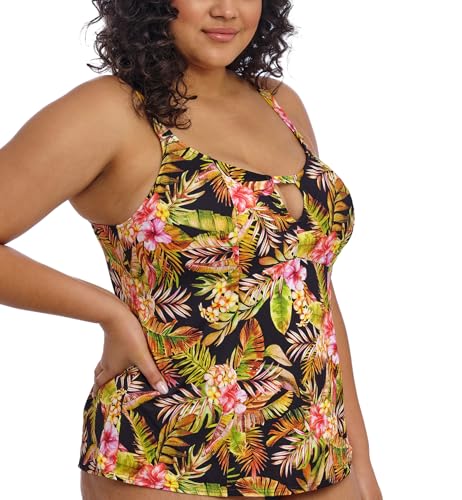 Elomi Women's Tiger Valley Non Wired Moulded Tankini Top3