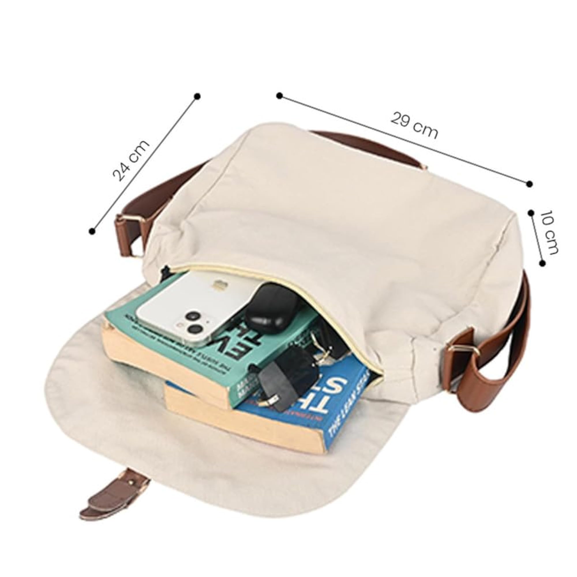 Women's Casual Canvas Crossbody Sling Bag