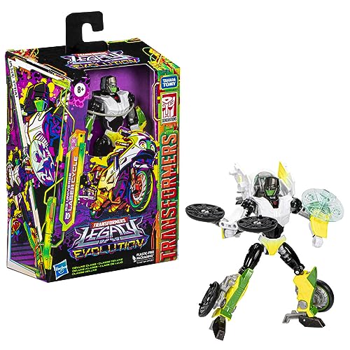 Transformers Generations Legacy Evolution Deluxe Class Action Figurine G2 Universe Laser Cycle 14 cm