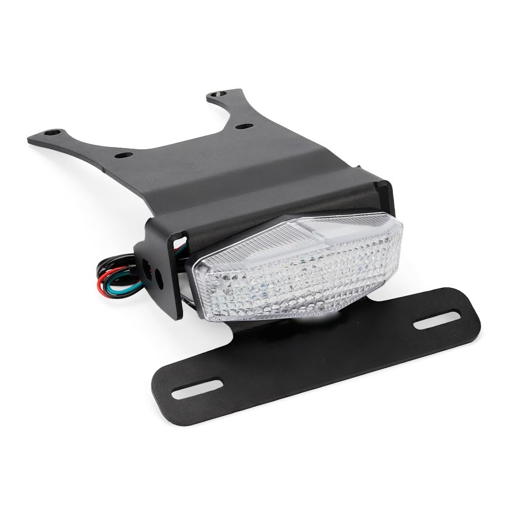 DDGBERFP For Honda CRF250L 2013-2020 CRF250L Rally 2017-2020 Motorcycle License Plate Holder With Turn Signal Tail Tidy Mudguard Eliminator(Red)