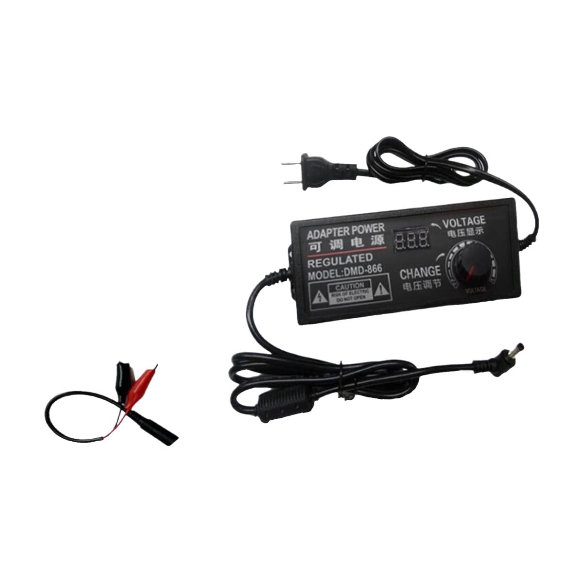 Alimentation réglable 9-24V 5A avec pince crocodile et affichage - 2
