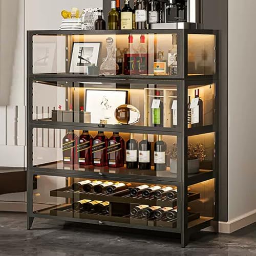 Vitrina de vidrio templado – Armario de 4...