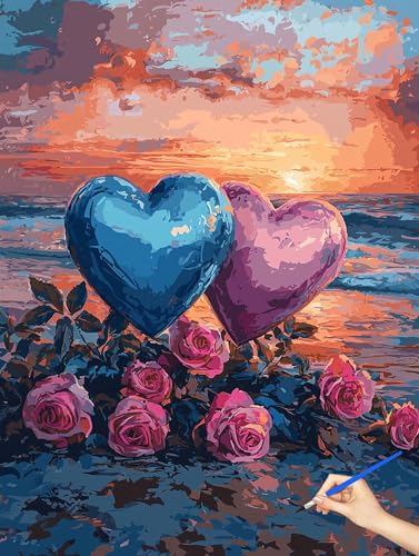 G r[` hG KN Paint by Numbers io[yCg q S DIY Cheerful Painting H| |ph ANLbg l̂߂̃NGCeBuȎ av[g z[ ItBX