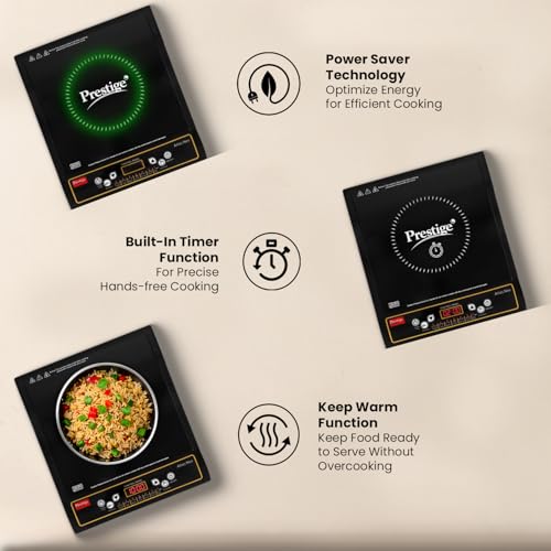 Prestige Atlas Neo 1200W Induction Cooktop (Black, Indian Menu Option) - Image 6