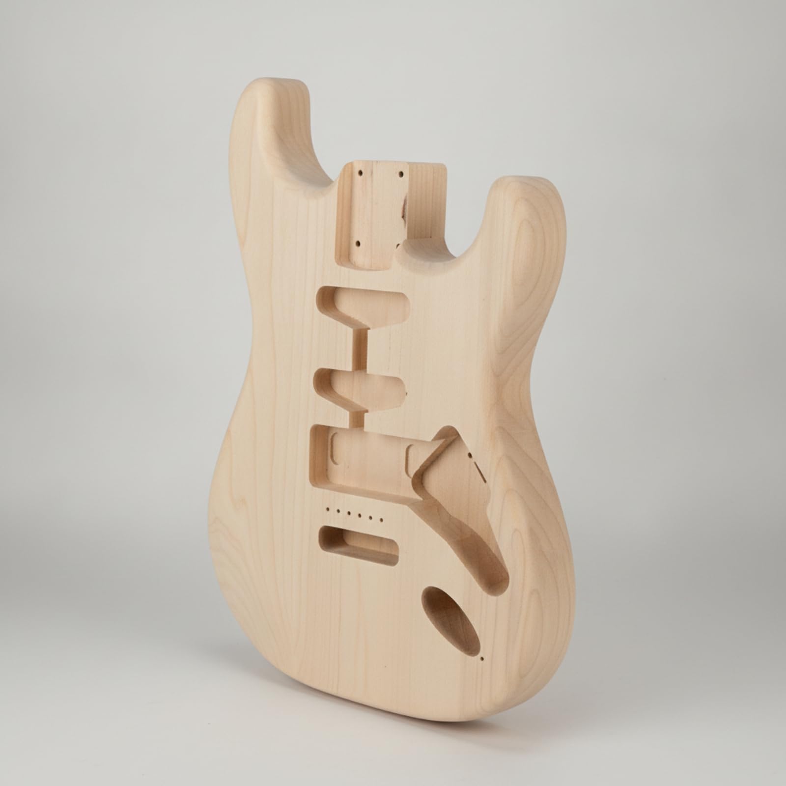 E-gitarren Elektrogitarren Body Rohling Holzrohling mit Vorgefrästen Fräsungen aus für Individuelle Lackierung Und Aufbau für Heimwerkstatt Bühnenmusiker Proberaum 455mmx325mmx44.7mm
