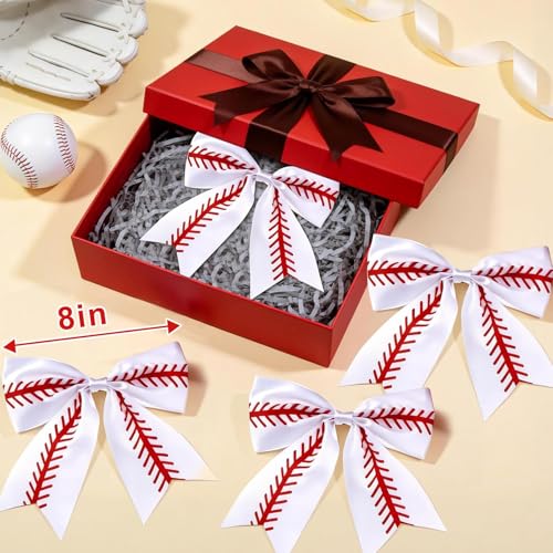 Set de 16 pinzas grandes para cabello de béisbol de 8 pulgadas miniatura 2