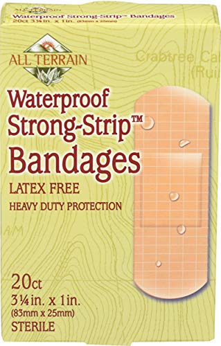 All Terrain Bandages, Latex-Free, Waterproof Bandages, 20 Count