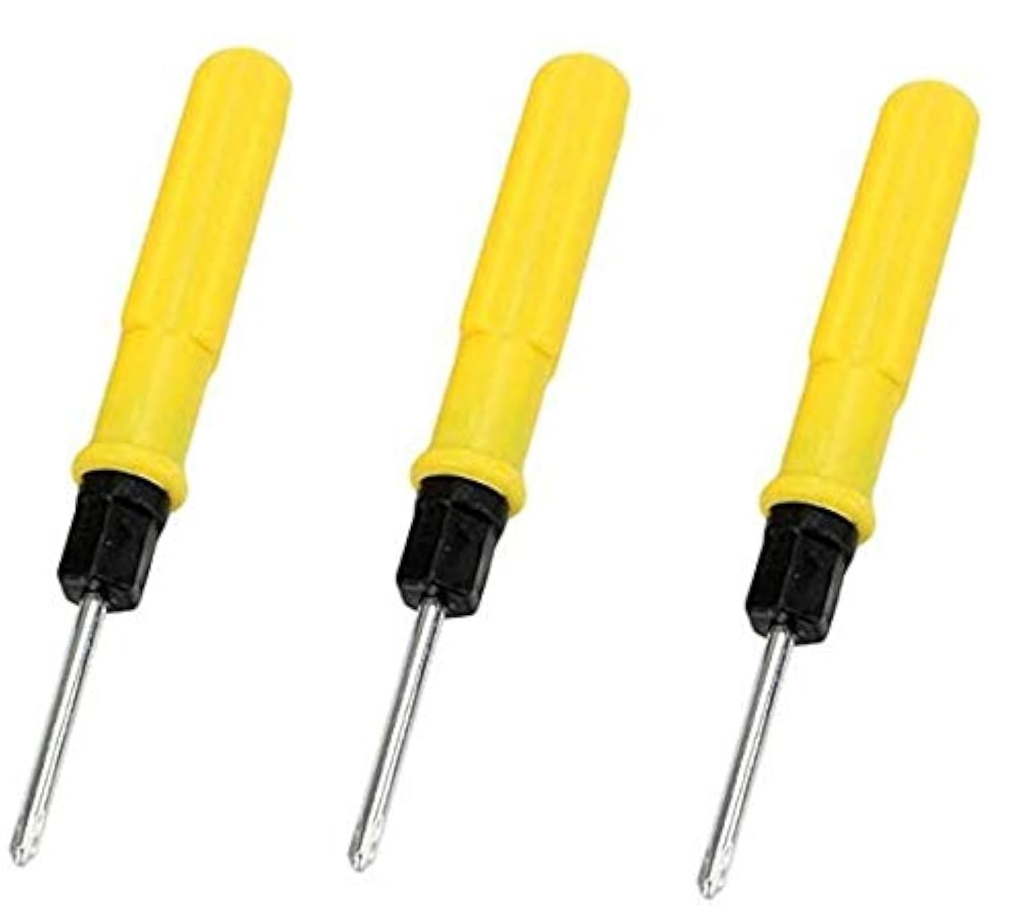 CARE 'N' TOUCH Mini Pocket Size 2 in 1 Slotted Cross Head Double Sided Flat Magnetic Screwdriver with PVC Plastic Coated Handle PACK OF 3-image-22