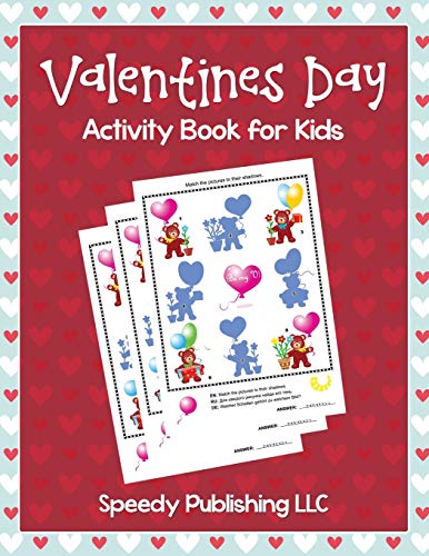 Valentines Day Activity Book for Kids Cover