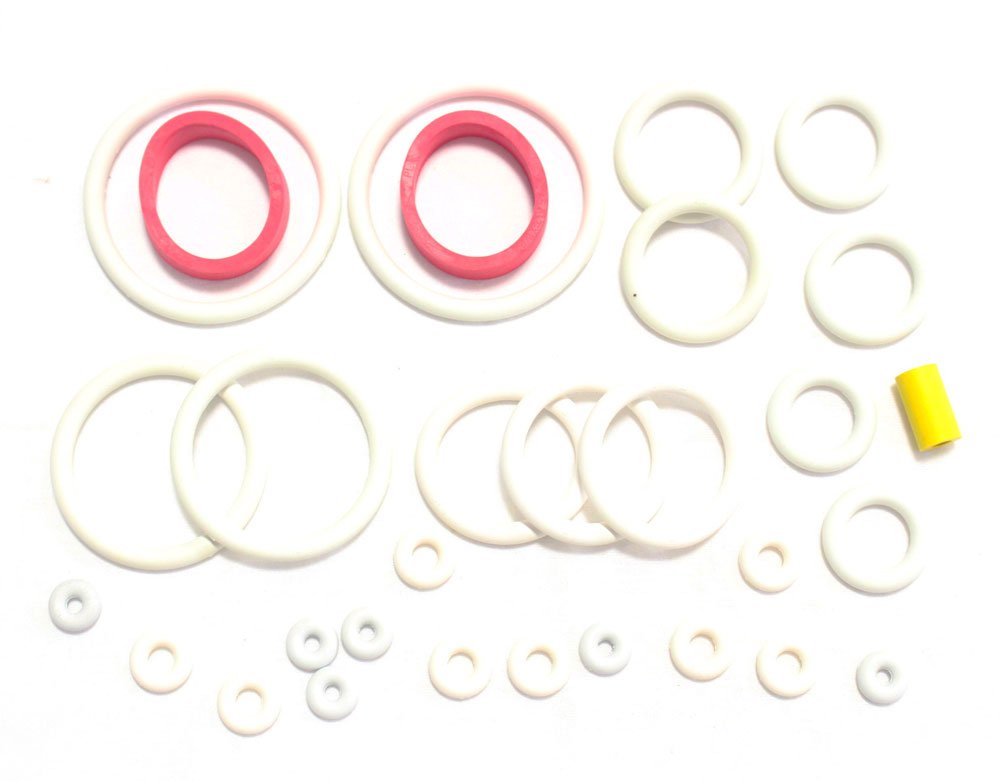 Game Room Guys White Rubber Ring Kit Compatible with Harley Davidson Pinball Sega