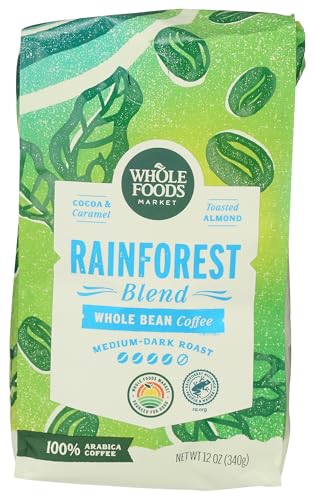 Whole Foods Rainforest Blend Medium-Dark Roast Coffee