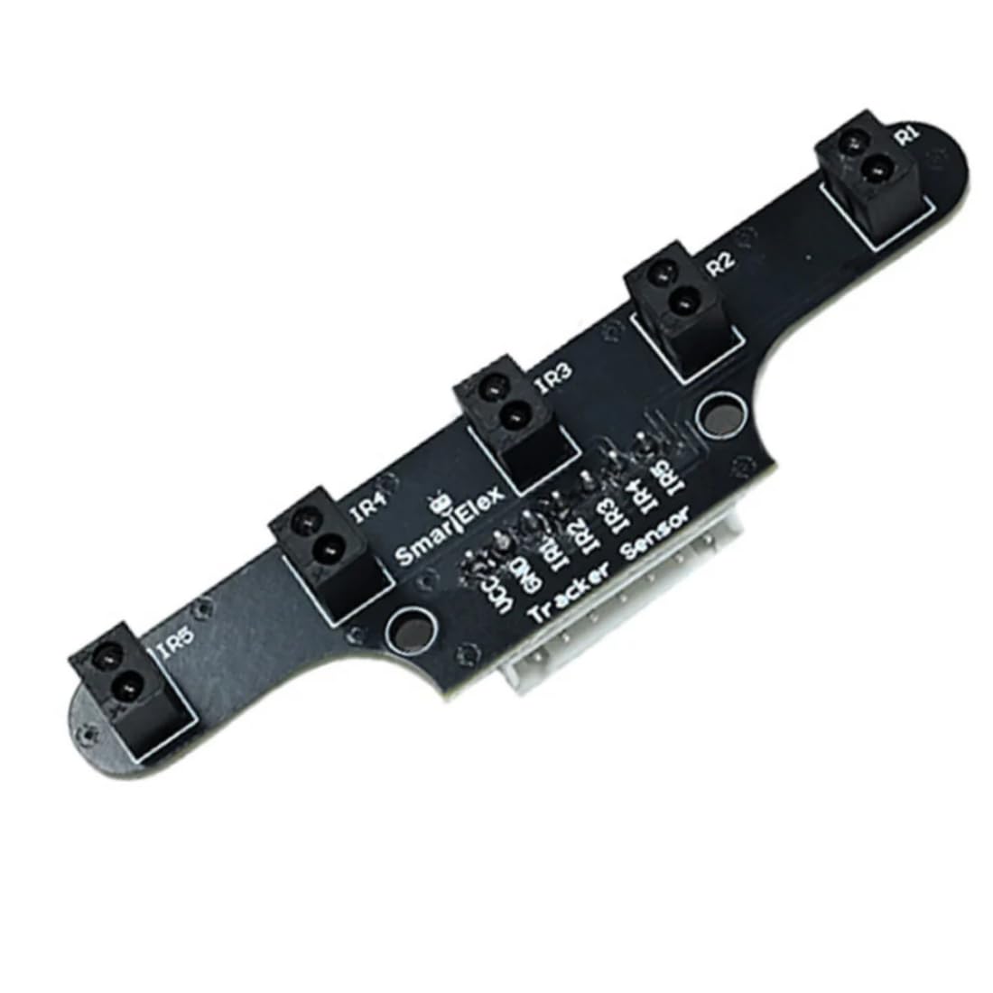 SmartElex 5-Channel IR Tracker Sensor Module | Analog Line Following Sensor with Stable Detection for Arduino, ESP32, Raspberry Pi & Robotics Projects | High Sensitivity Tracking-image-24