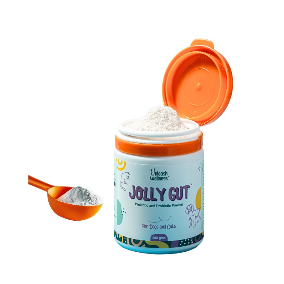 Unleash Wellness Jolly Gut Pre & Probiotic Supplement | Dogs & Cats | Diarrhea & Bowel Support | Improved Digestion, Immunity, Digestive Enzymes for Gut Flora | Suitable for All Breeds & Ages 200 GMS (B0CL2F1LKG) Amazon Price History, Amazon Price Tracker