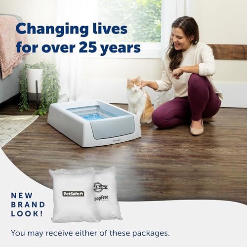 image for PetSafe ScoopFree Premium Crystal Cat Litter (Two 4.3 Lb Bags of Litte