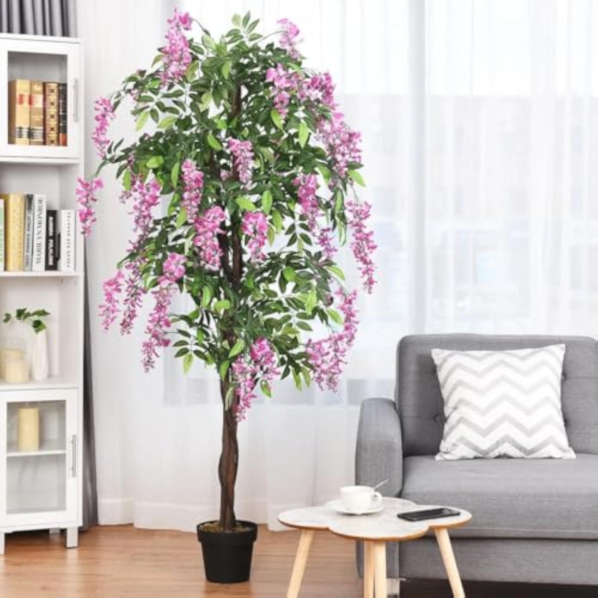 Artificial Plant with Pot, Elegant Indoor Decor