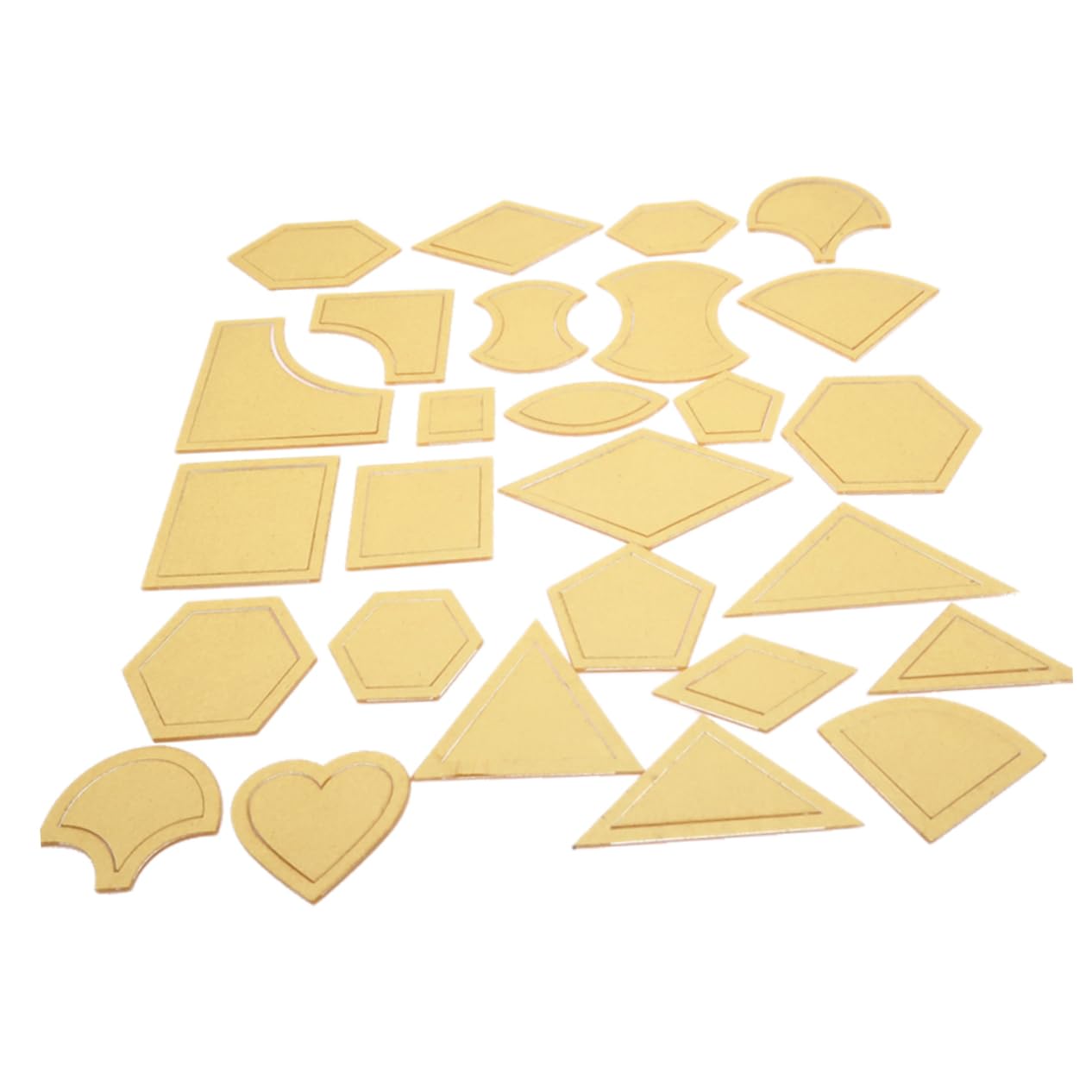 81piezas Plantilla De Acolchado Transparente Para Patchwork y De Costura Para Manualidades