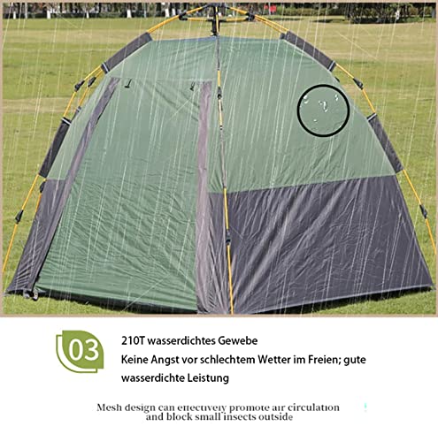 Carpa Pop-Up Hexagonal para Camping Familiar 5-8 Personas miniatura 6
