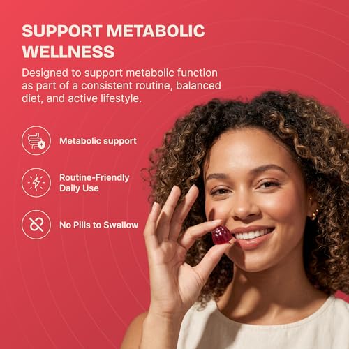 Image of Berberine HCL 500mg Gummies with Ceylon Cinnamon, Milk Thistle, Apple Cider Vinegar & Inulin Fiber - Zero Sugar Vegan Non-GMO Supplement - 60 Count