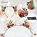 SHEHARUHI 3 Pieces Christmas Hair Clips Cute Reindeer Antlers Ears Holiday Headbands Hair Accessories Headbands for Women Girls (Cute)