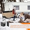Heated Chair With USB REALEAD Heated Double Camping Chair - Heated Folding Chairs Heated Outdoor Chair - View #2