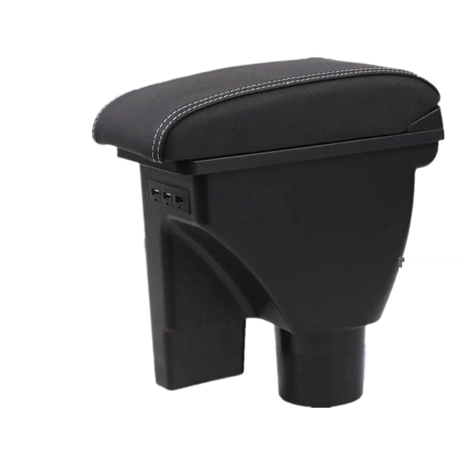 Ggwqoops Car Armrests For Hyundai For Getz Car Armrest Box Retrofit Parts Dedicated Accessories Armrest Box(3B Real Cowhide 3USB)