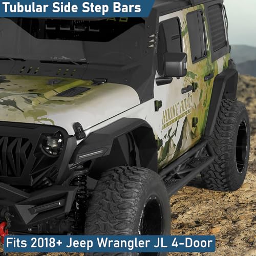 Estribos laterales para Jeep Wrangler JL 2018-2026 miniatura 2