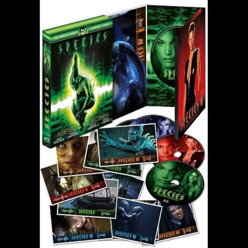 Box Species (Specie Mortale) 1+2+3+4 + 12 card - Import Resen Bluray