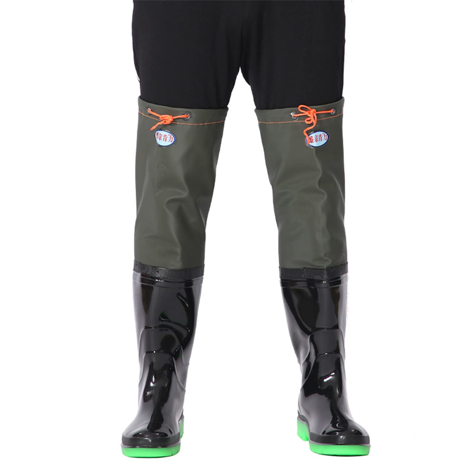 Waders Traspiranti Antiscivolo per Pesca, Caccia, Agricoltura E Sport Acquatici - Calzature Leggere, Durevoli E Impermeabili per Uomini E Donne,39EU,Green