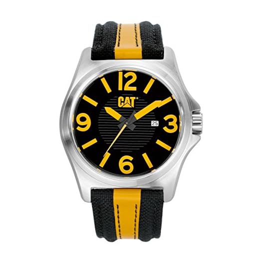 Caterpillar PK.141.63.137 - Reloj de Cuarzo para Hombre, Correa de Tela
