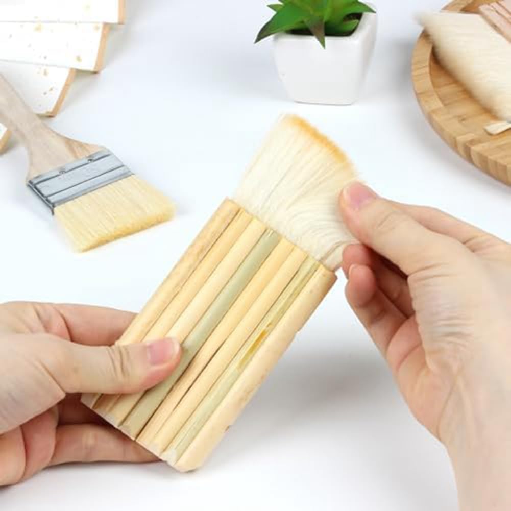 Hduacuge Aardewerk Icing Penselen Keramische Borstels 9 Verschillende Vormen Kunstenaar Borstels Zoals Afgegeven Houten Kunst Penselen Set Canvas Schilderij