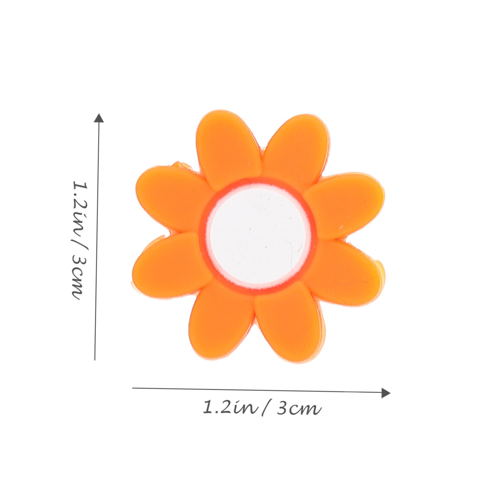 BCOATH 6Pcs Flower Shaped Tennis Dampener Decorative Shock Absorbing Tools for Racket Vibration Reduction Easy to Install Tennis Accessories Pack