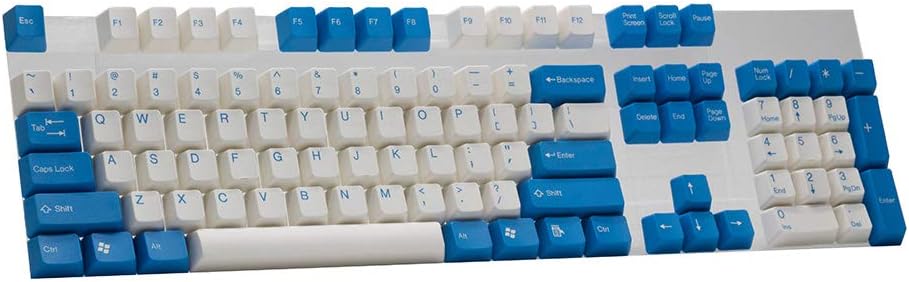 Tai Hao Abs White Blue Keycap Set Amazon Ca Electronics