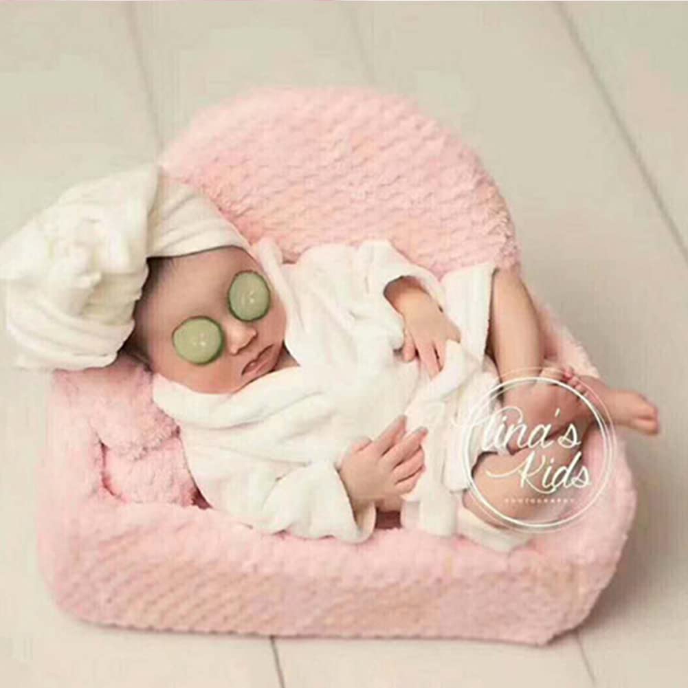 Photographie Nouveau-né Bébé Costume Peignoir Bain Serviette Tenues Accessoires Ensemble