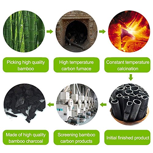Marsheepy 8 Pack Activated Bamboo Charcoal Air Purifying Bags, Activated Charcoal Odor Absorber, Odor Eliminator for Car, Pet, Closet, Bathroom (75g per Pack)