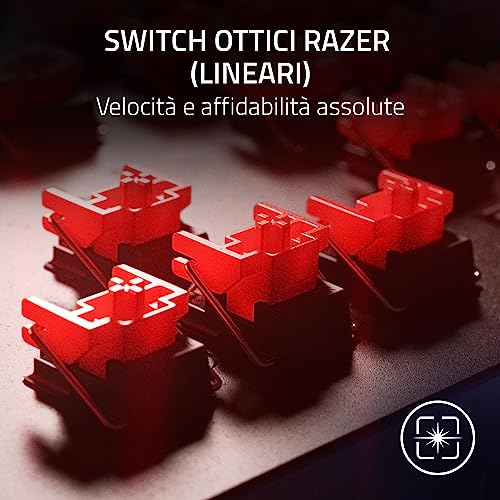 Huntsman V2 Tenkeyless (Interruttore Rosso) - Tastiera da Gioco Ottica (Interruttori Ottici Lineari Gen-2, Copri Tasti Doubleshot PBT, Poggiapolsi Ergonomico) Layout USA, PUBG Edition - Tastiera gaming - Immagine 1