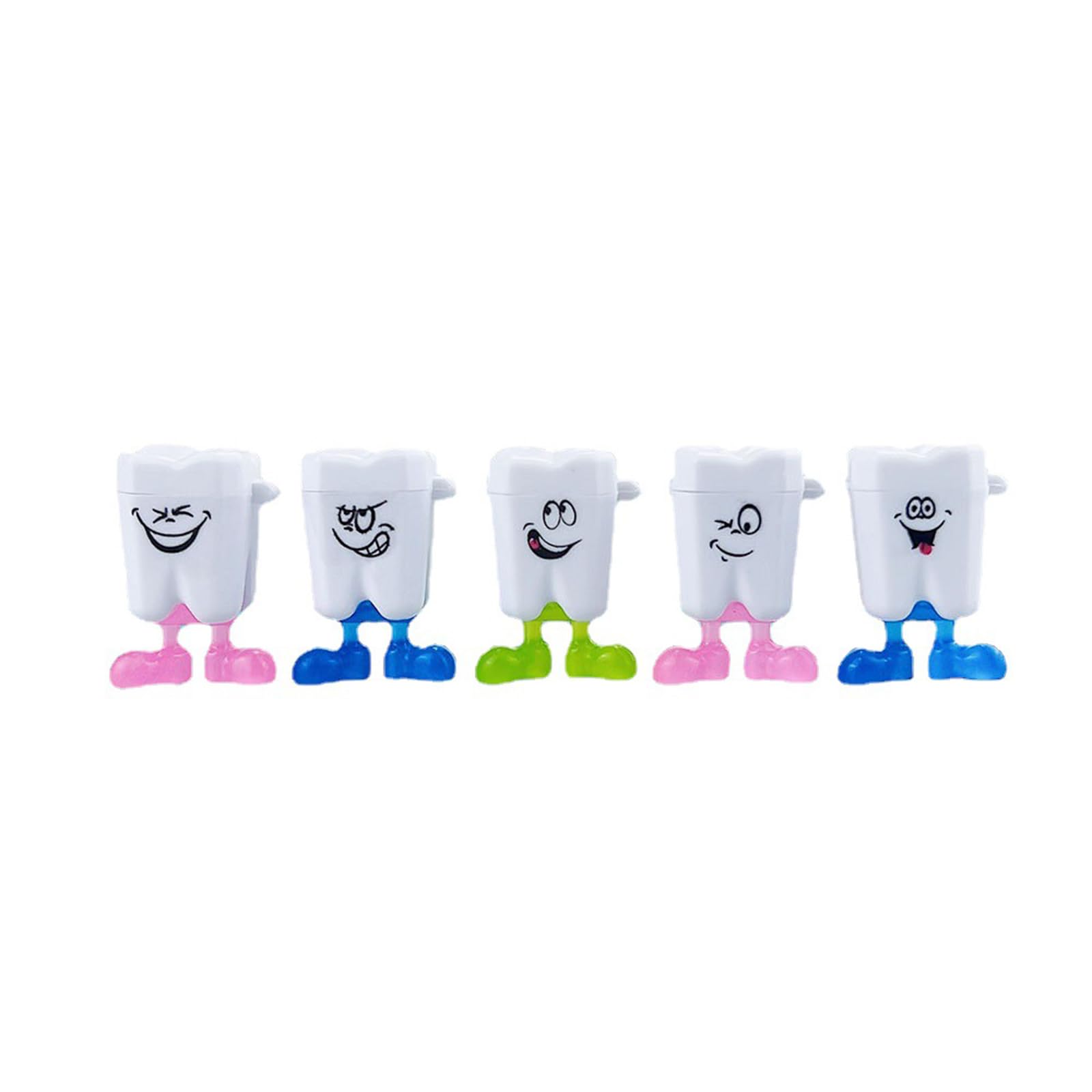 Lot de 50 boîtes à dents de lait pour enfants - 3,5 x 2 cm