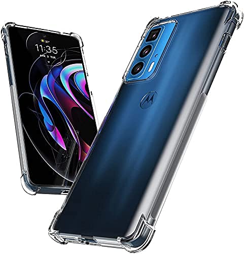 Helix Rubber Soft Bumper Transparent Silicon Shockproof Slim Back Cover Case for Motorola Edge 20 Pro