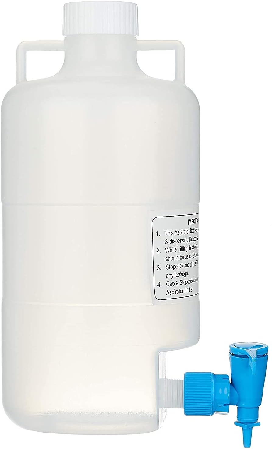 AANIJ® Polylab Aspirator Bottle Capacity 20 Lts with stop cork Material Type PPPack of 1
