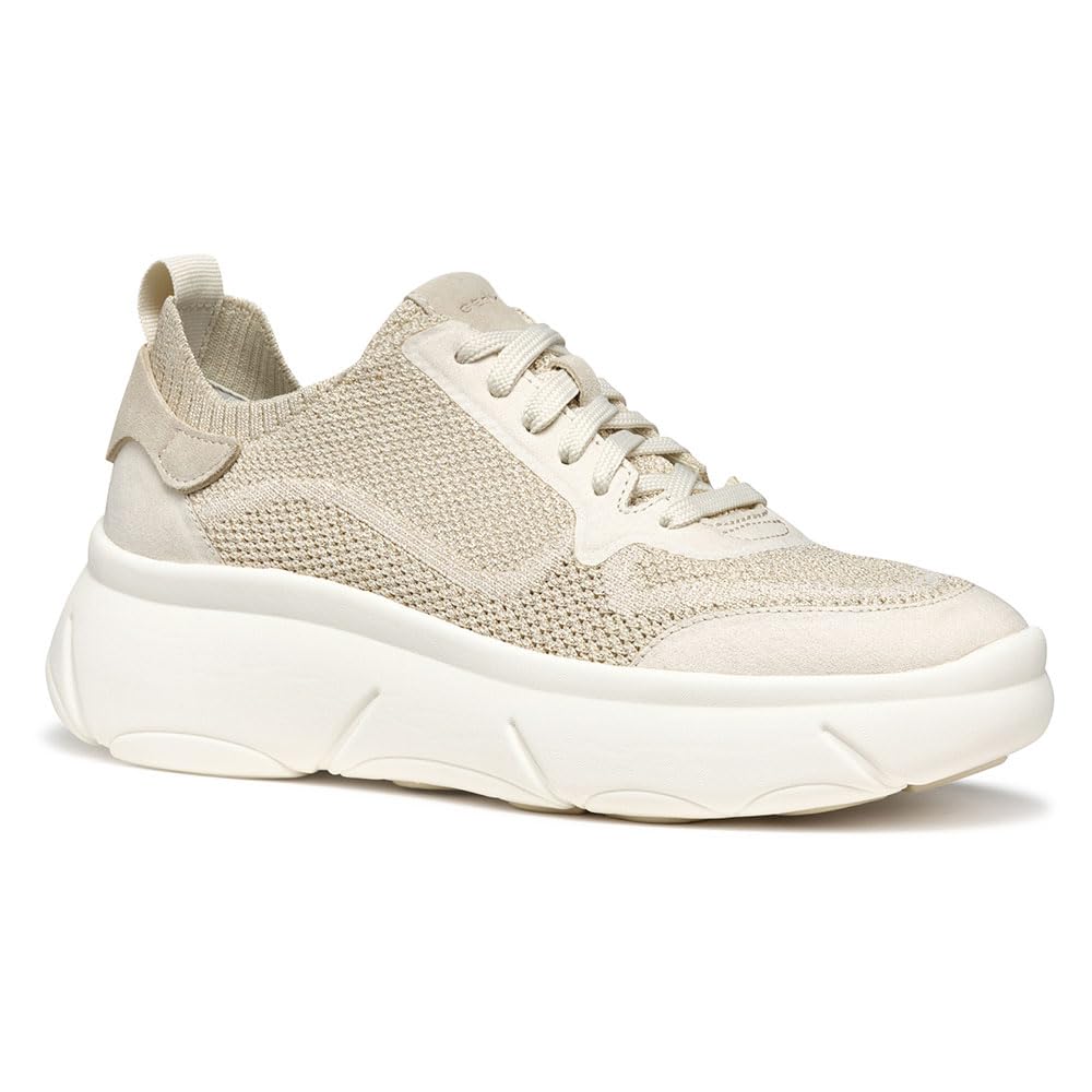 Geox D Nebula 2.0 X A, Women’s Sneaker, Lt Taupe,