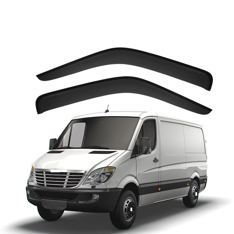 Déflecteurs de vent pour Freightliner Sprinter anti-pluie et réducteur de bruit d'air