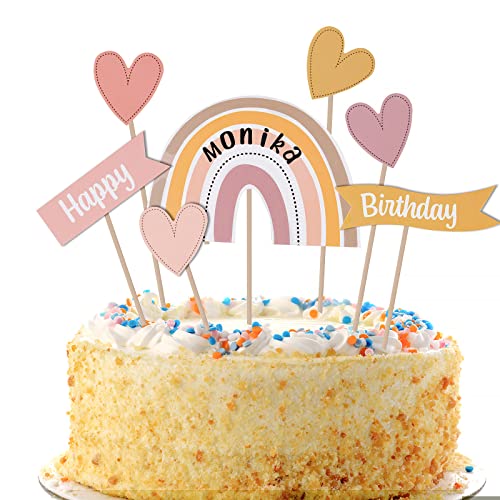 12-teiliges Kuchen Deko Set - Tortendeko & Cake Topper Für Geburtstage