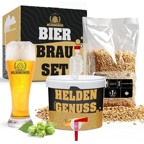 Heldengenuss - Bierbrauset Weizen - 5L Bier - [Echtes...