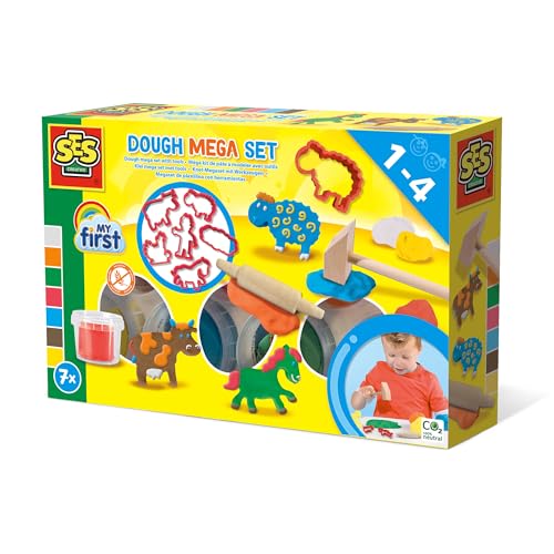 My First - Méga kit de pâte a Modeler avec Outils, Multicolore pour Les Tout-Petits