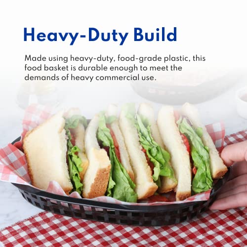 New Star Foodservice 44133 Fast Food Baskets, 9 1/4-Inch X 6-Inch Oval, Set Of 36, Green #TOP4