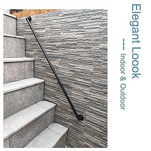Main courante en fer forgé MObyat 1m rampe d'escalier robuste et design