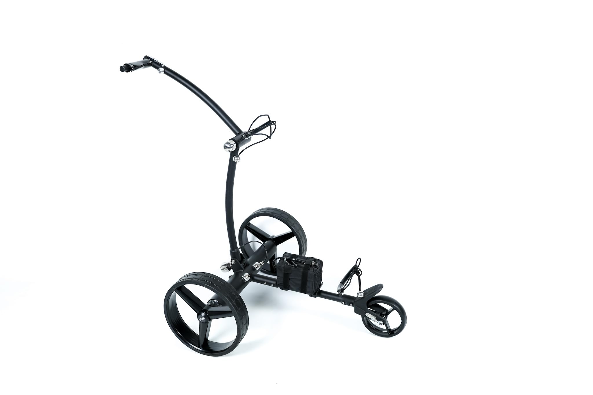 GT-AR aluminiowy elektryczny wózek golfowy z pilotem zdalnego sterowania (składany, czarny)