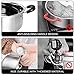 Kerykwan 304 Food Grade Stainless Steel Shabu Shabu Hot pot with Divider&Lid for Induction Cooktop Gas Stove Dual Sided Soup Cookware