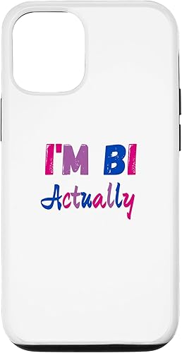 Funda estética LGBTQ para iPhone 1212 Pro I'm Bi Really Flag Color Bi Pride