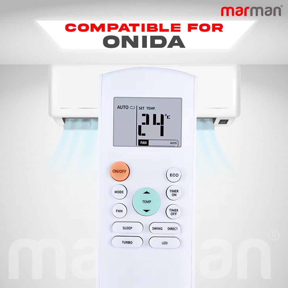 Diwali Offer Buy Now Marman® Compatible With Onida Ac Remote Original Rg57A7/Bgef